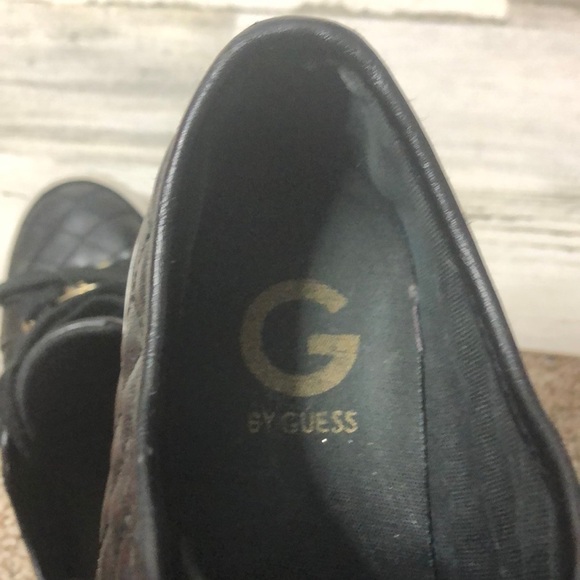 G By Guess Black Quilted Low Shoes 7 - Picture 10 of 10